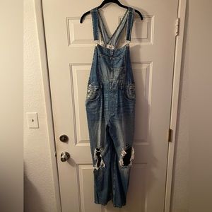 FREE PEOPLE / We the Free- “ZIGGY” OVERALLS